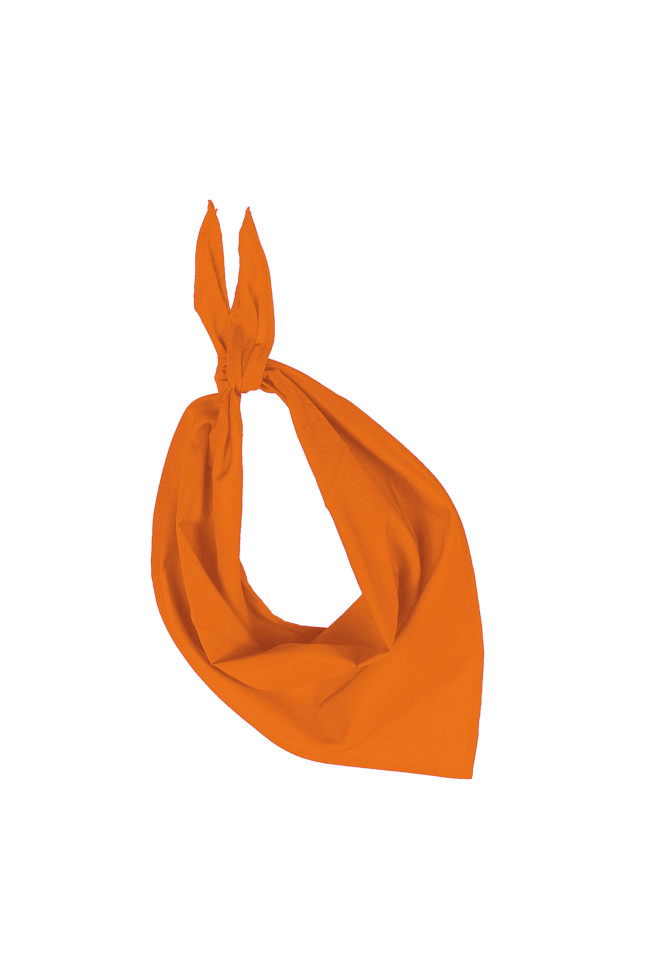bandana personnalisé orange