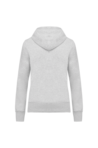 sweat à capuche femme gris