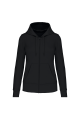 sweat à capuche femme noir