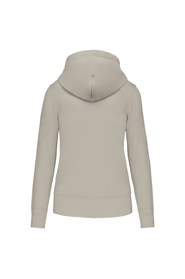 sweat à capuche femme sable