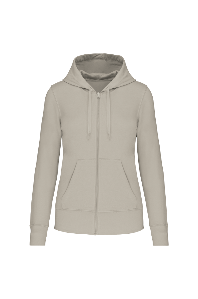 sweat à capuche femme sable