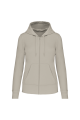 sweat à capuche femme sable