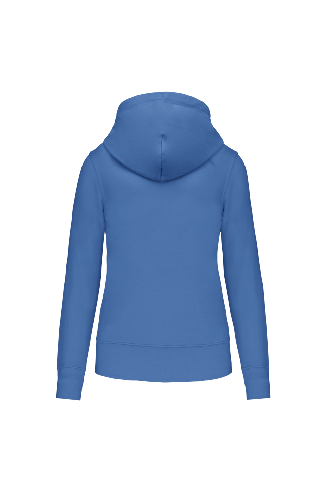 sweat à capuche femme bleu