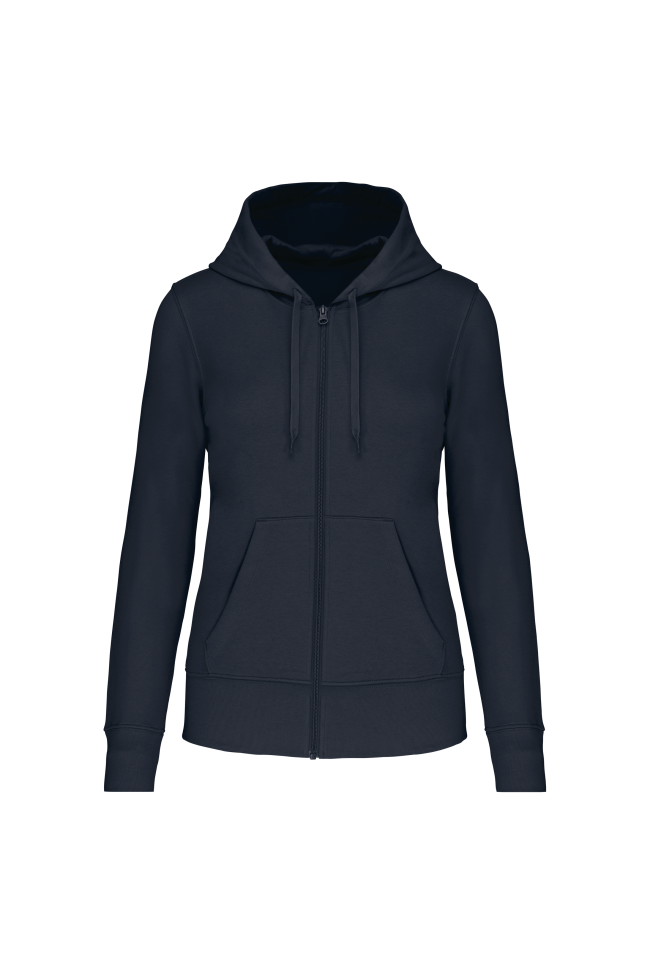 sweat à capuche femme bleu marine