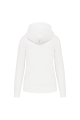 sweat à capuche femme blanc