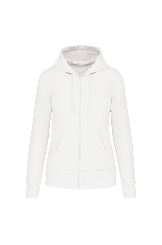sweat à capuche femme blanc