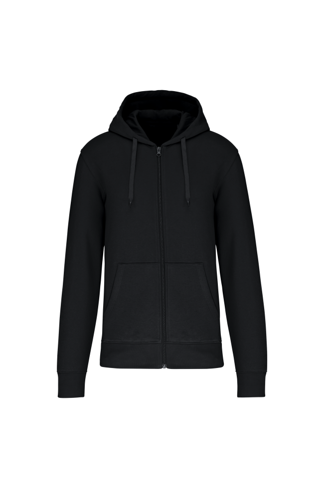 Sweat-shirt Kariban zippé noir