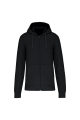 Sweat-shirt Kariban zippé noir