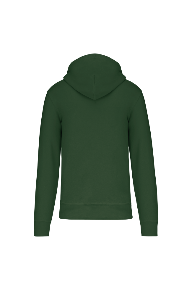 Sweat-shirt Kariban zippé vert