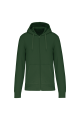 Sweat-shirt Kariban zippé vert