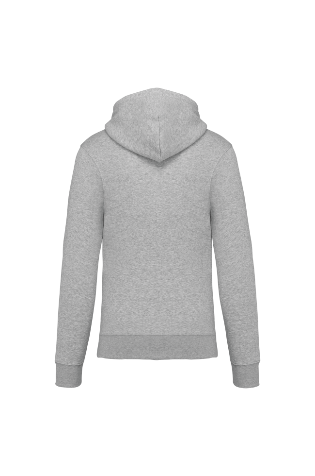 Sweat-shirt Kariban zippé gris