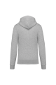 Sweat-shirt Kariban zippé gris