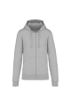 Sweat-shirt Kariban zippé gris