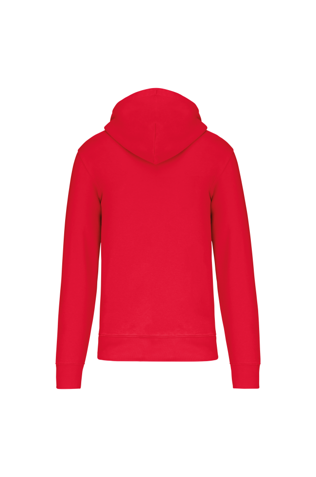 Sweat-shirt Kariban zippé rouge