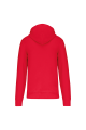 Sweat-shirt Kariban zippé rouge