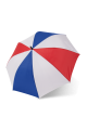 Grand parapluie de golf personnalisé bleu blanc rouge