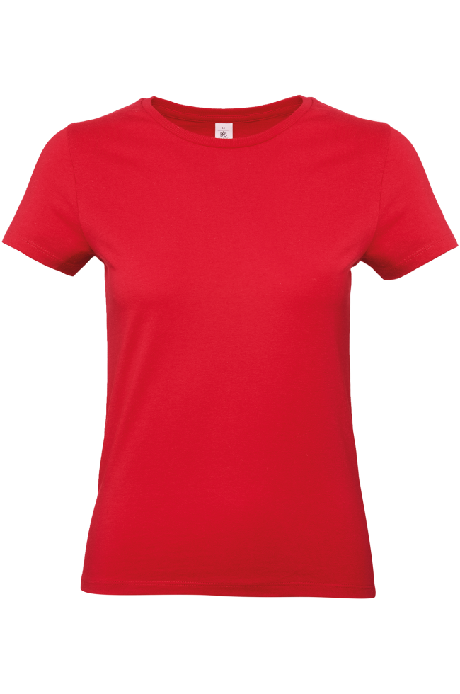 Tee-shirt femme E190 rouge
