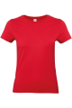 Tee-shirt femme E190 rouge