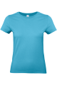 CGTW04T - Tee-shirt femme E190 bleu clair