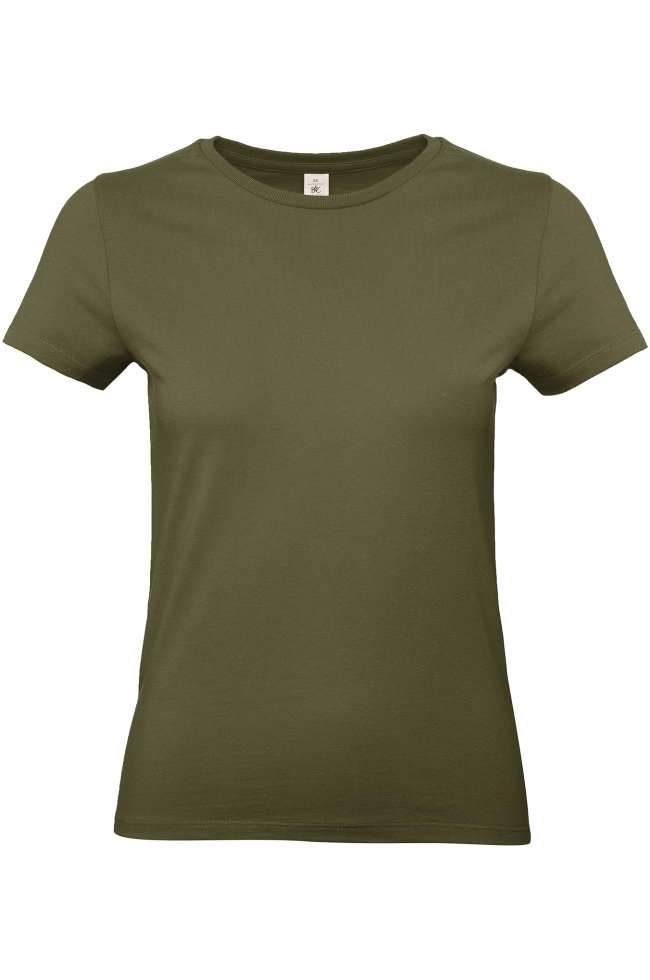CGTW04T - Tee-shirt femme E190 khaki