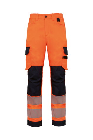 Pantalon de sécurité recyclé multipoches unisexe