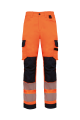 Pantalon de sécurité recyclé multipoches unisexe