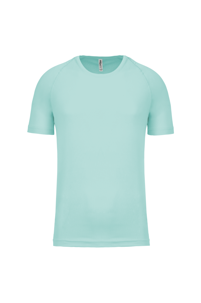Tee-shirt de sport polyester homme ice mint
