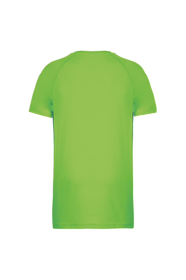 Tee-shirt de sport polyester homme vert clair