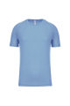 Tee-shirt de sport polyester homme bleu clair