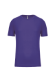 Tee-shirt de sport polyester homme violet