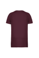 Tee-shirt de sport polyester homme rouge vin