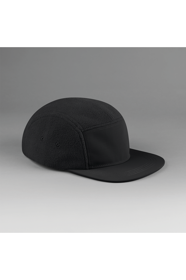 Casquette campeur d'extérieur en polaire noir