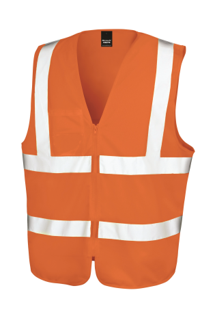R202X - Gilet de sécurité zippé personnalisable