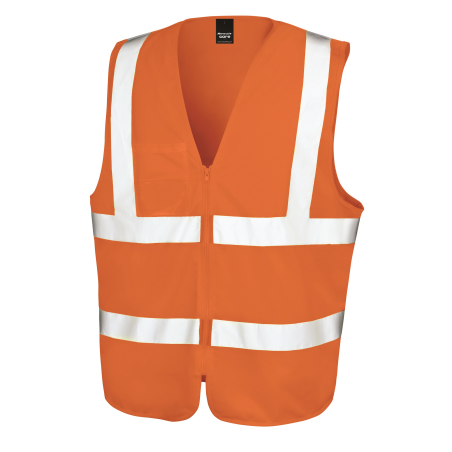 R202X - Gilet de sécurité zippé personnalisable