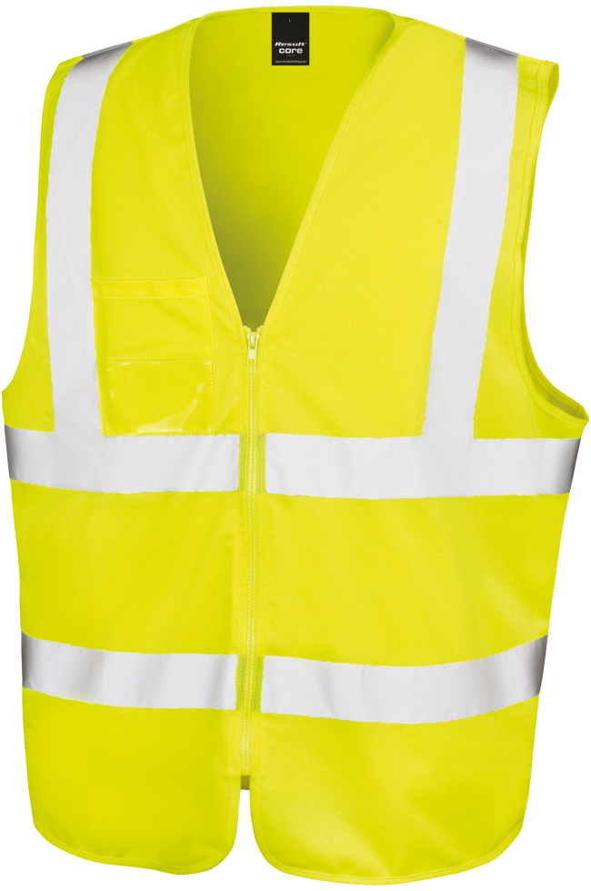 R202X - Gilet de sécurité zippé personnalisable