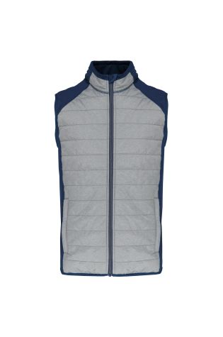 Veste sport bi-matières unisexe personnalisée