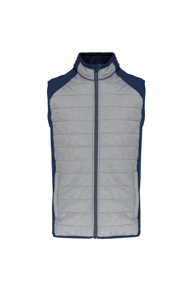 Veste sport bi-matières unisexe personnalisée