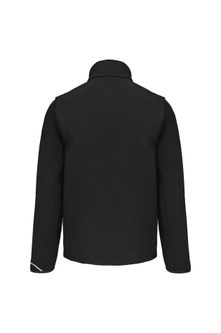 veste softshell de sport manches amovibles