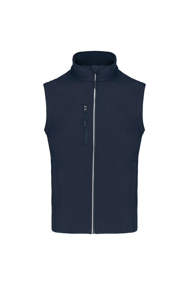 Veste softshell sport manches amovibles unisexe personnalisé