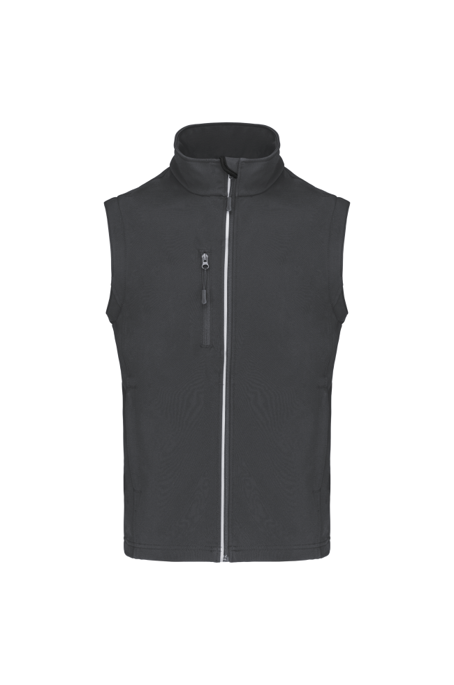 Veste softshell sport manches amovibles unisexe personnalisé
