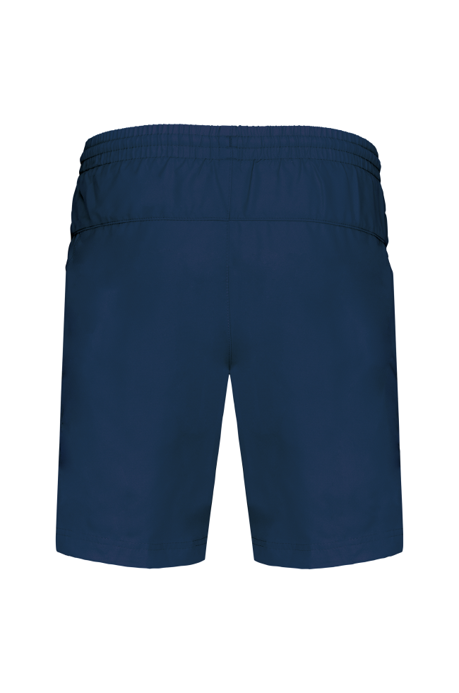 Short de sport personnalisé bleu