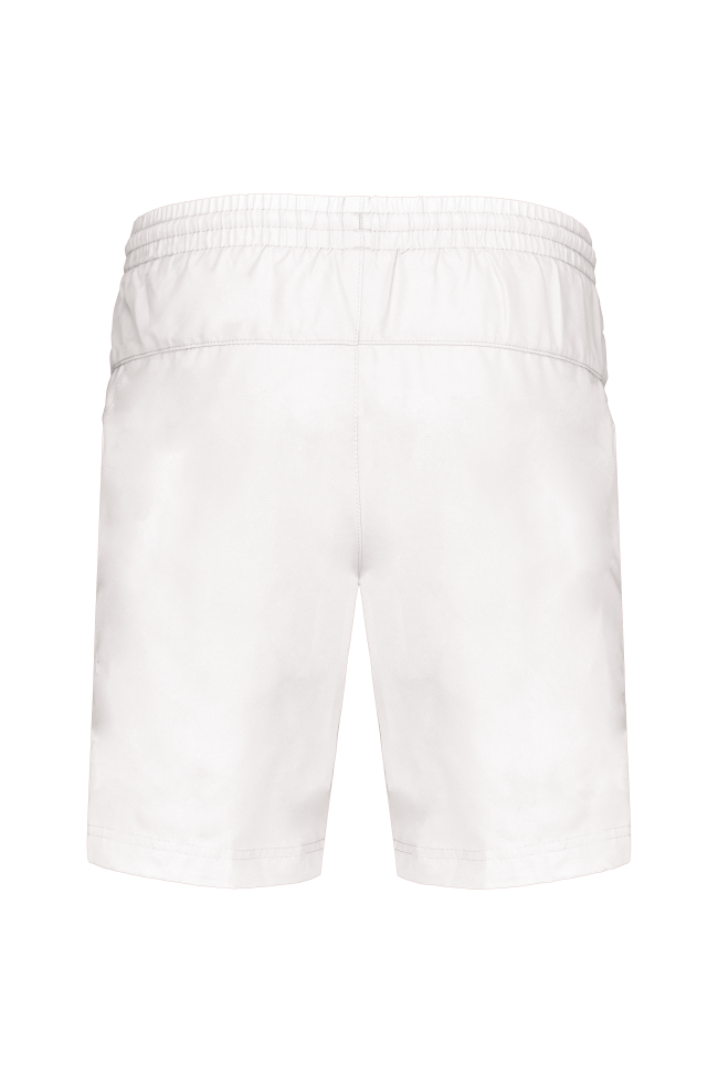 Short de sport personnalisé blanc