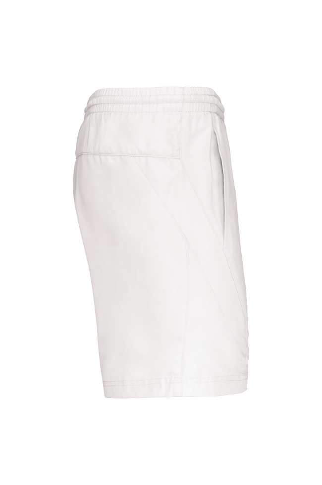 Short de sport personnalisé blanc
