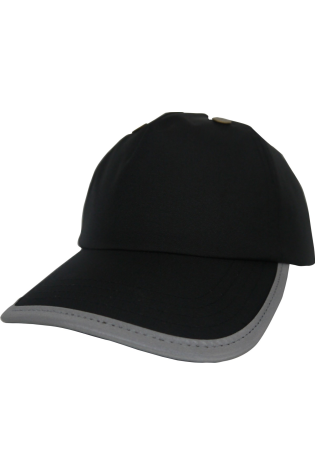 Casquette de protection 5 panneaux personnalisable noir