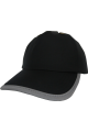 Casquette de protection 5 panneaux personnalisable noir
