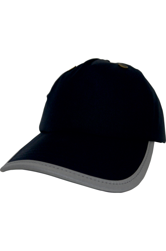 Casquette de protection 5 panneaux personnalisable noir