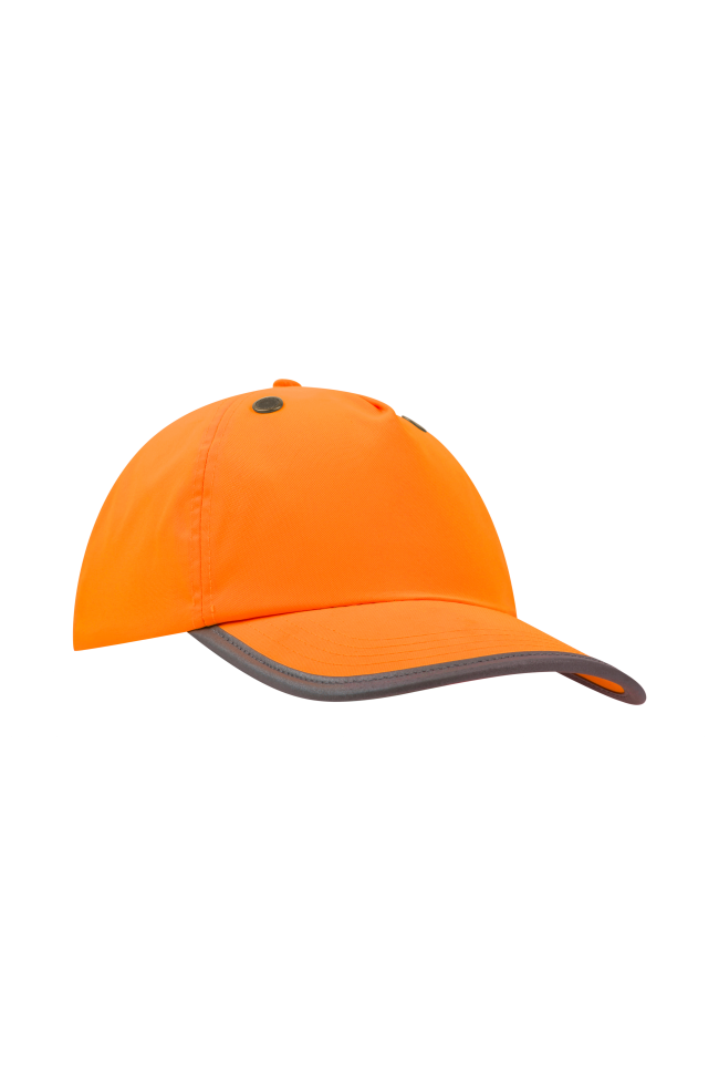 Casquette de protection 5 panneaux personnalisable orange