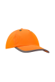 Casquette de protection 5 panneaux personnalisable orange