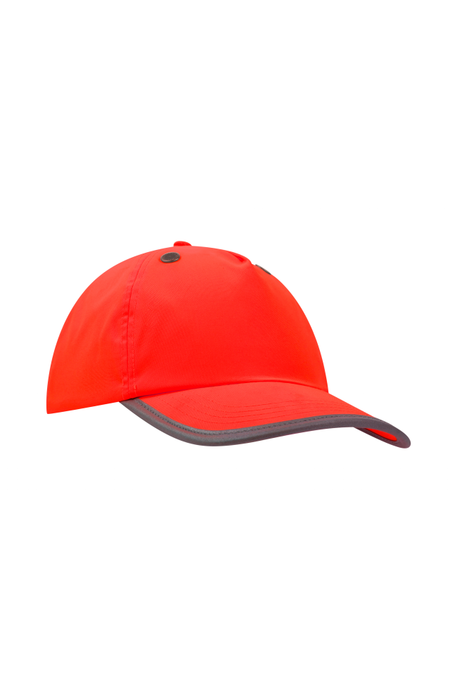 Casquette de protection 5 panneaux personnalisable orange