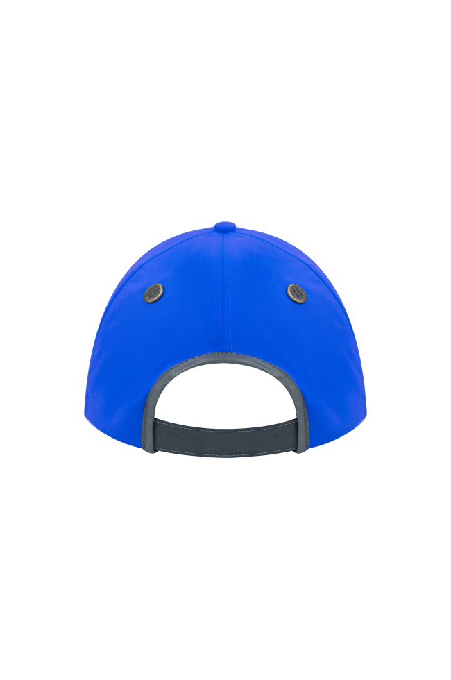 Casquette de protection 5 panneaux personnalisable bleu